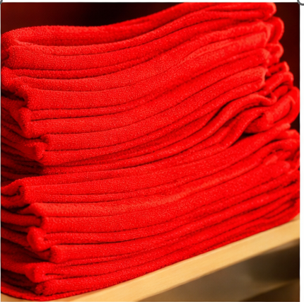 MICROFIBER TOWEL MEDIUM (RED)